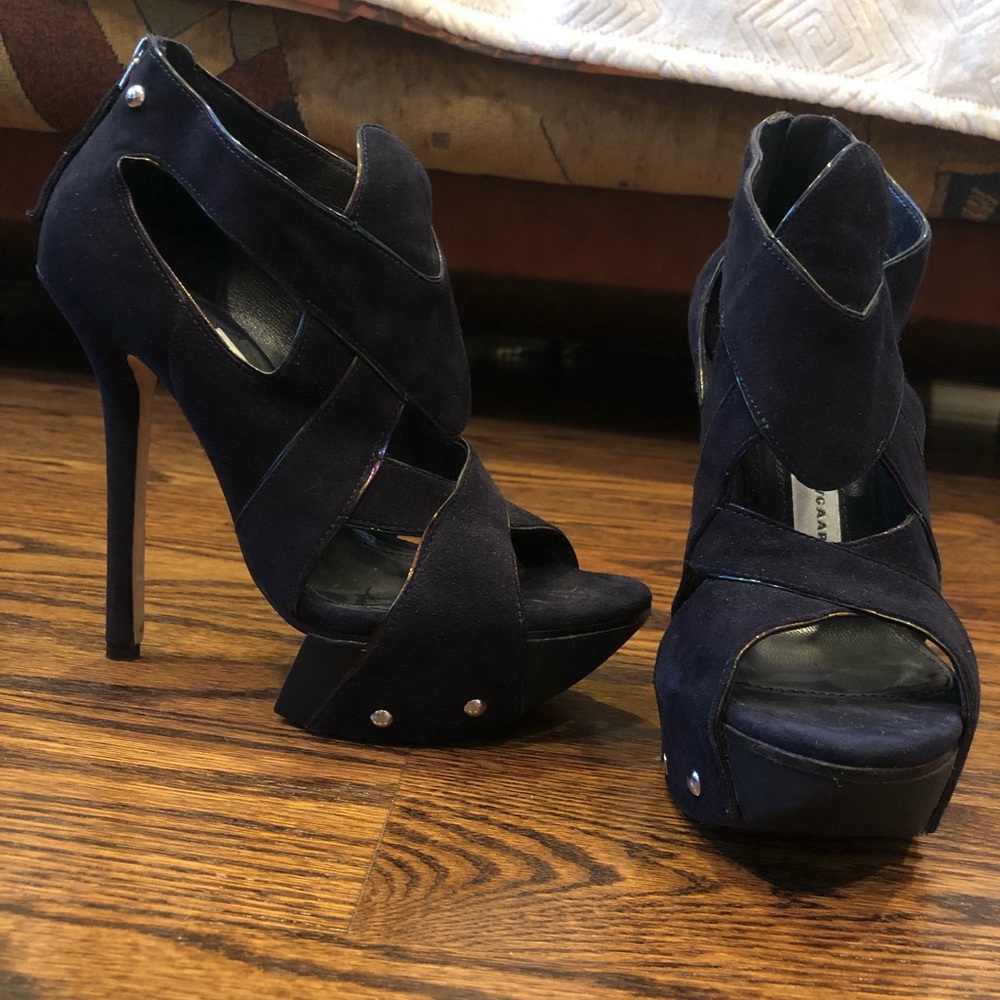 Camilla skovgaard black with rainbow lining pumps